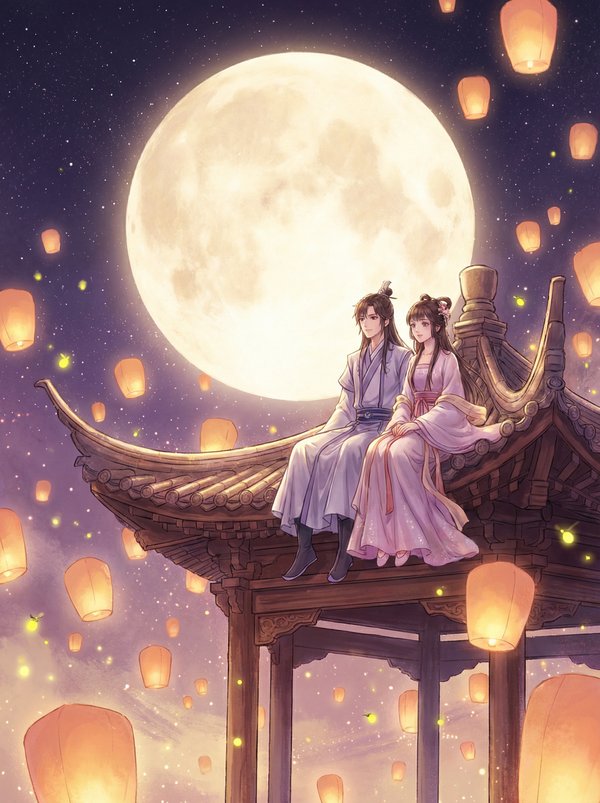 抖荫短视频精选动漫-月下情缘